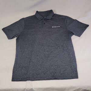 OAKLEY Hydrolix Polo Shirt Men's Grey Performance Golf Size XL